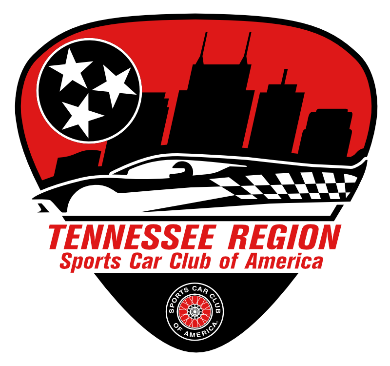 The Tennessee Region Sports Car Club of America logo